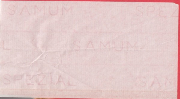 Samum - Paper: Einzelblatt mit Wasserzeichen