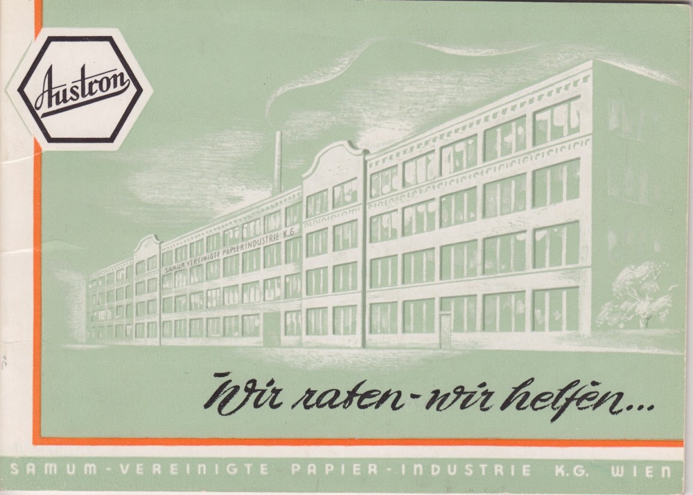 1954: Werksansicht Döbling, Kreilplatz 1, heute Q19.