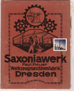 Saxoniawerk Paul Heuer Dresden, um 1920. Quelle: schlot.at-Archiv